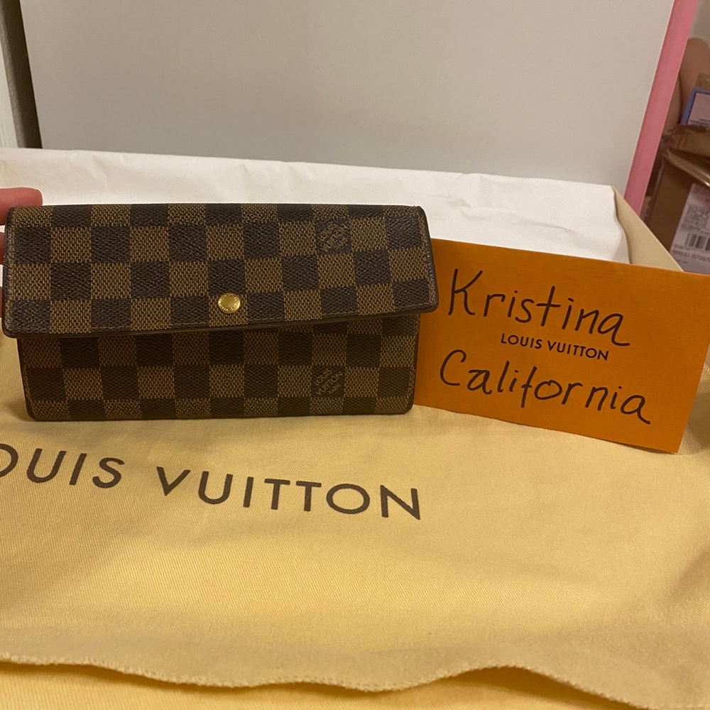 Authentic Ebene Sarah wallet